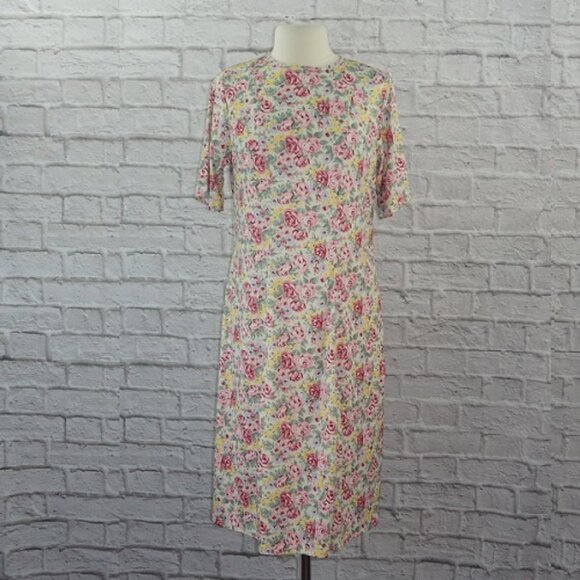 Vintage 70s Floral Slip Dress - Picture 1 of 6